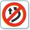 Overtaking
prohibited Overtaking