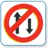 One way signs
vehicles prohibited in one direction One way signs