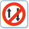 One way signs
vehicles prohibited in one direction One way signs