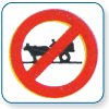 Bullock carts
prohibited
Bullock carts