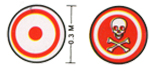 Three Guard Danger Plate